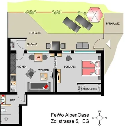 With 1 Bedroom Сasa de vacaciones